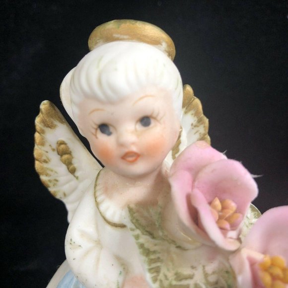 Vintage Lefton February Birthday Month Angel Figur - Picture 2 of 8